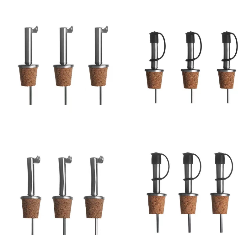 Bitters Bottle Set - Stainless Steel Bottle Stopper Wine Pourer