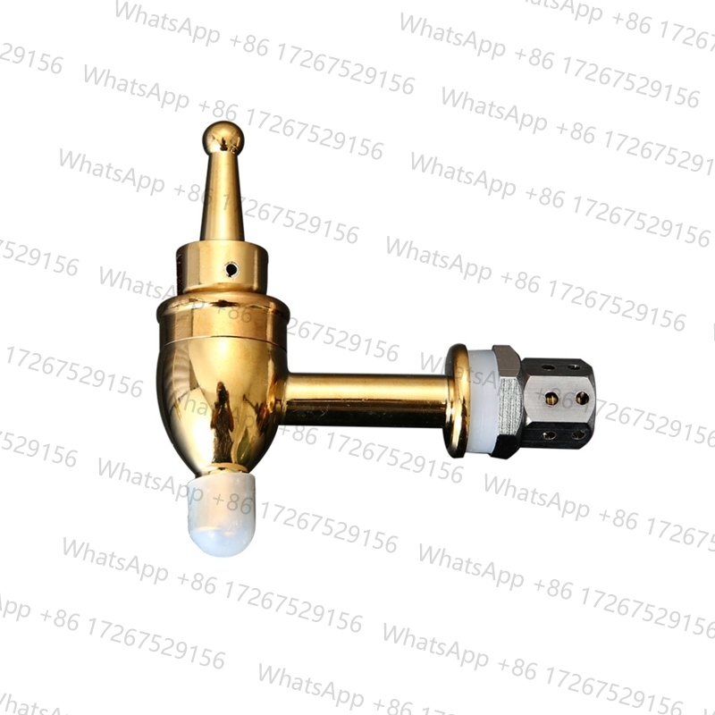 Home Bar And Fridge - Copper Wine Barrel Spigot Beverage Bar