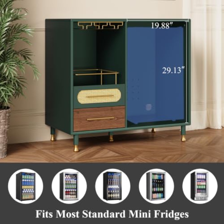 Bar Cabinet with Mini Fridge S - Home Bar And Fridge recension och pris
