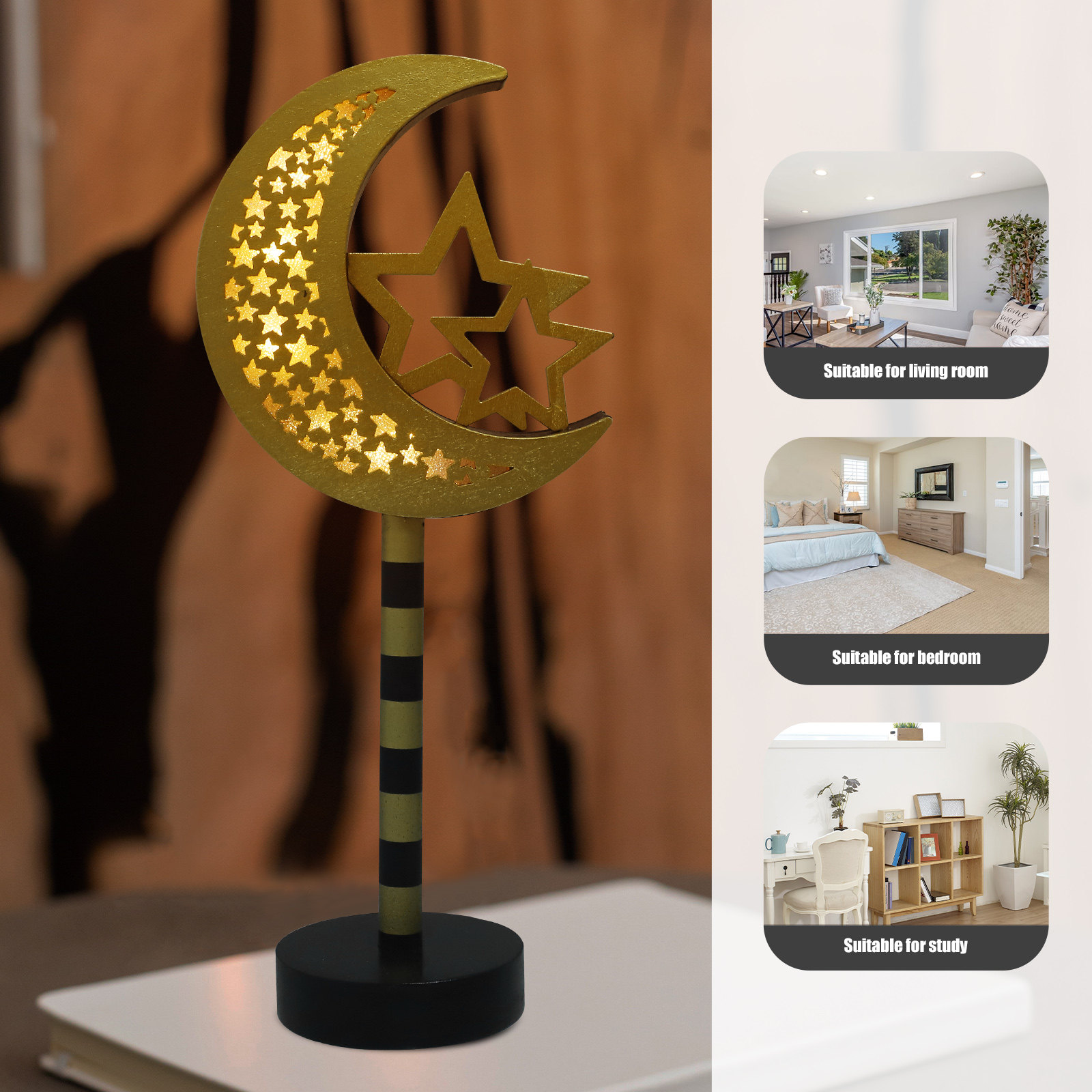 Ramadan LED Lamp Eid Mubarak W - Home Bar Cafe recension och pris