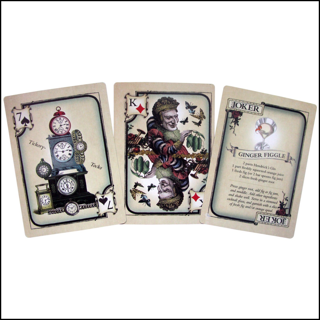 Full 52-card Deck Hendrick's G - Cocktail Recipe Book recension och pris