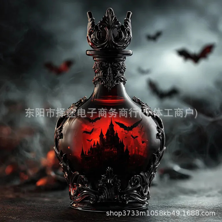 Batwing Castle Decanter Gothic - Home Bar Setup recension och pris