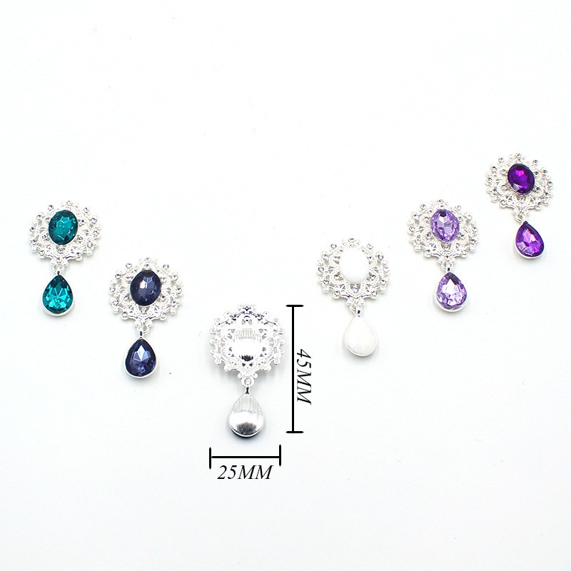 Shiny 25 * 46MM 10Pcs Crystal  - Cocktail Recipe Book recension och pris