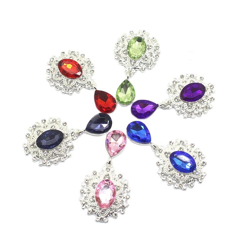 Shiny 25 * 46MM 10Pcs Crystal  - Cocktail Recipe Book recension och pris