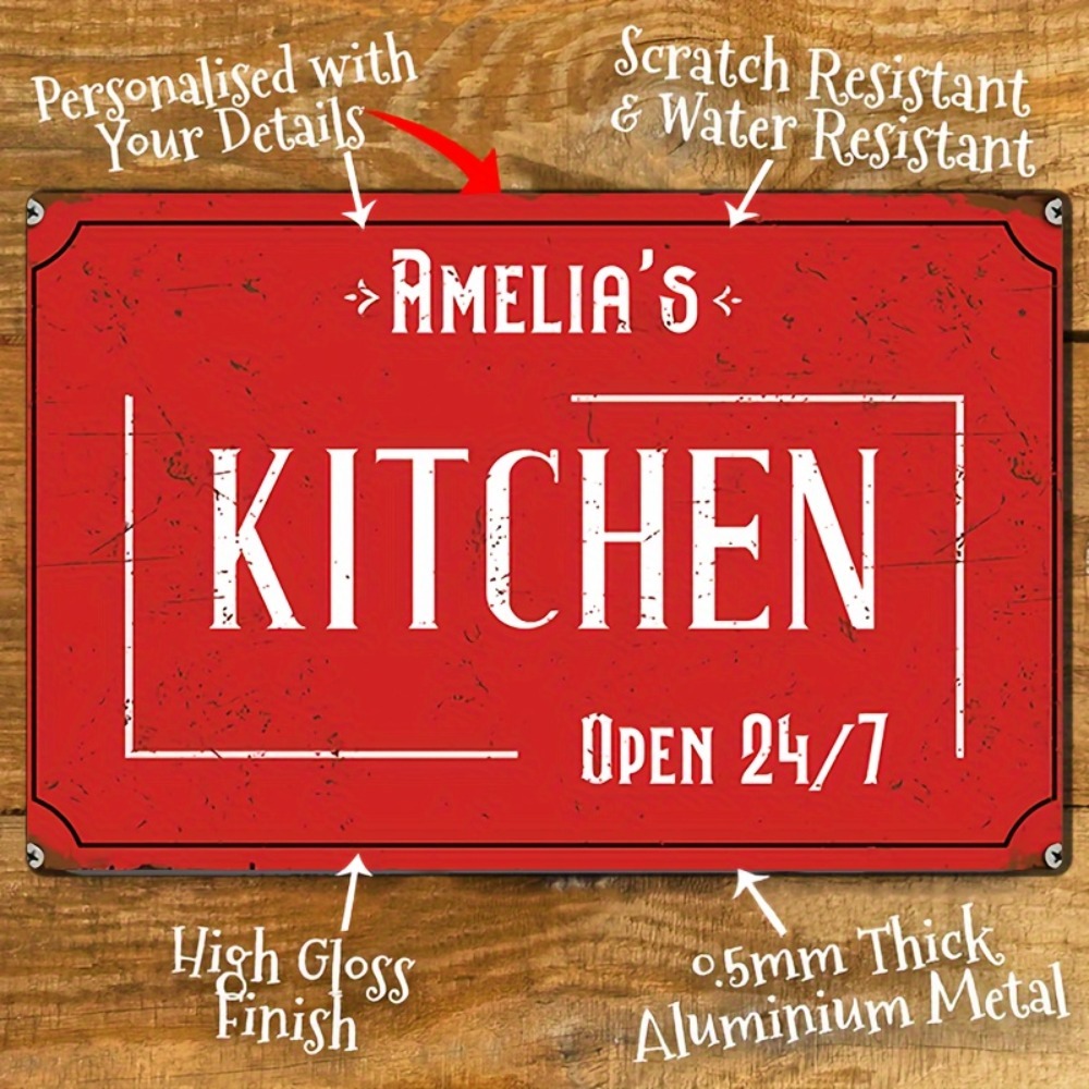 Personalized Custom Kitchen Wa - Home Bar Signs recension och pris