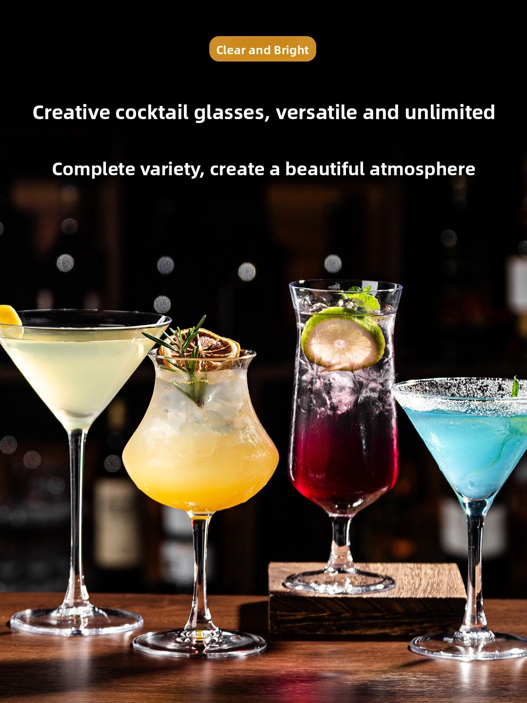 Premium Crystal Glass Cocktail - Old Fashioned Glass recension och pris
