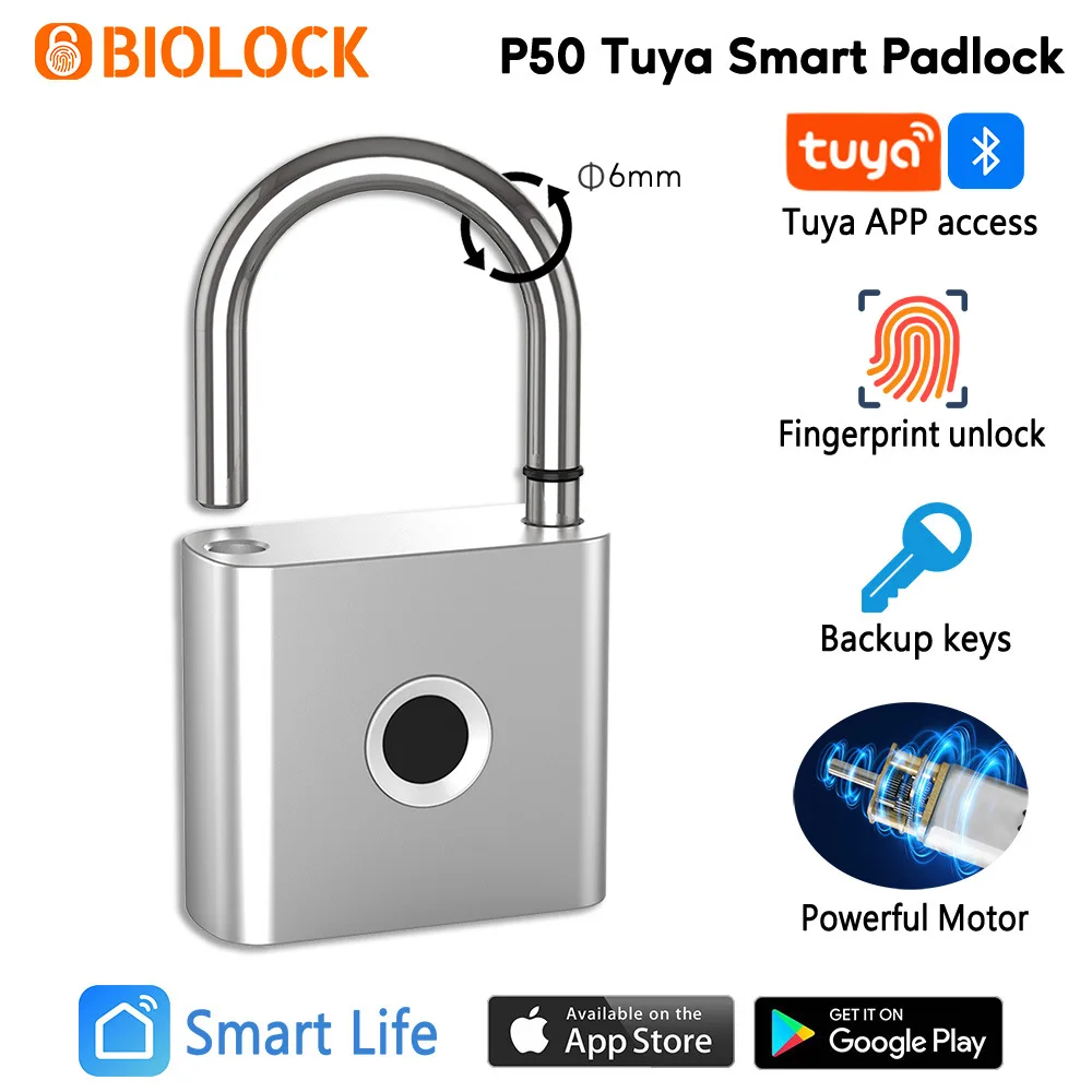 Fingerprint Padlock Bluetooth  - Home Bargains recension och pris