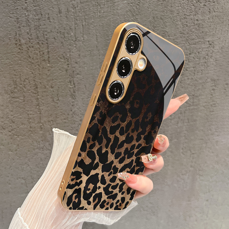 Retro Leopard Print 2D Phone C - Old Fashioned Glass recension och pris