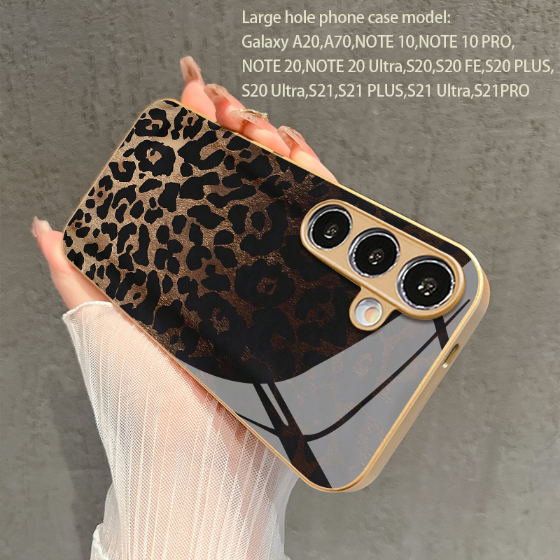 Retro Leopard Print 2D Phone C - Old Fashioned Glass recension och pris