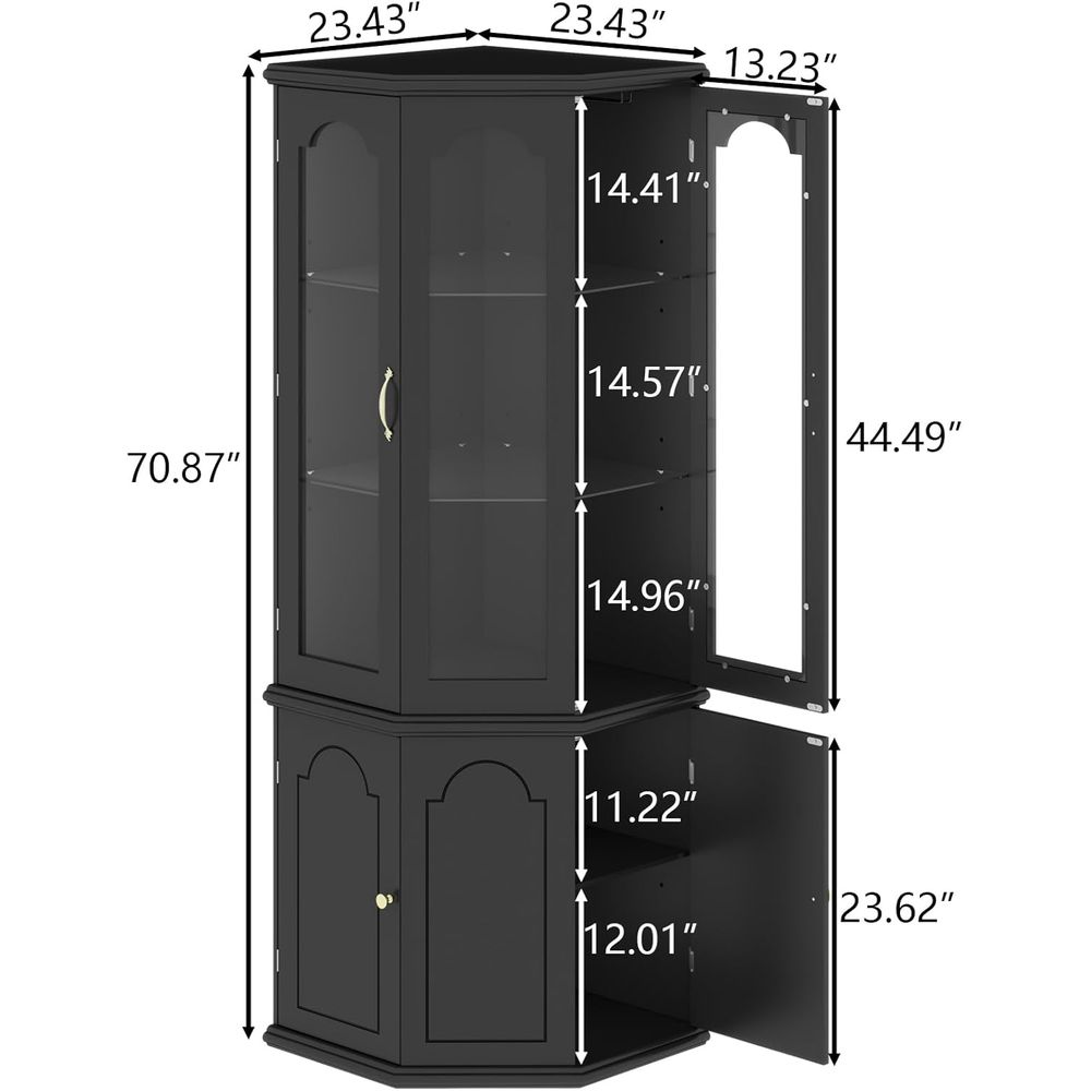 Illuminated Bar Cabinet with T - Home Bar Shelf recension och pris